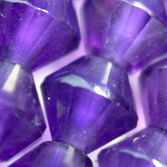 Amethyst Space Ship Beads