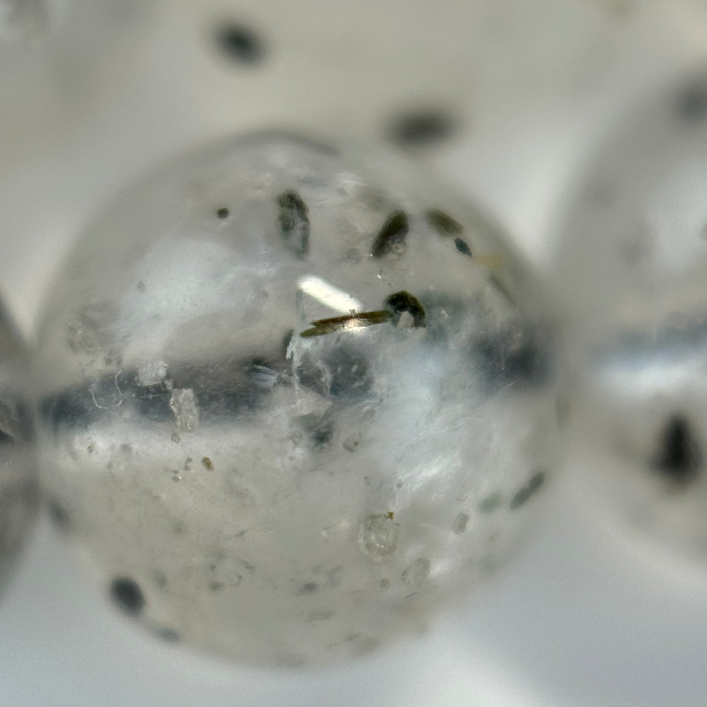 Space Mica Quartz Polished Round Beads image 4