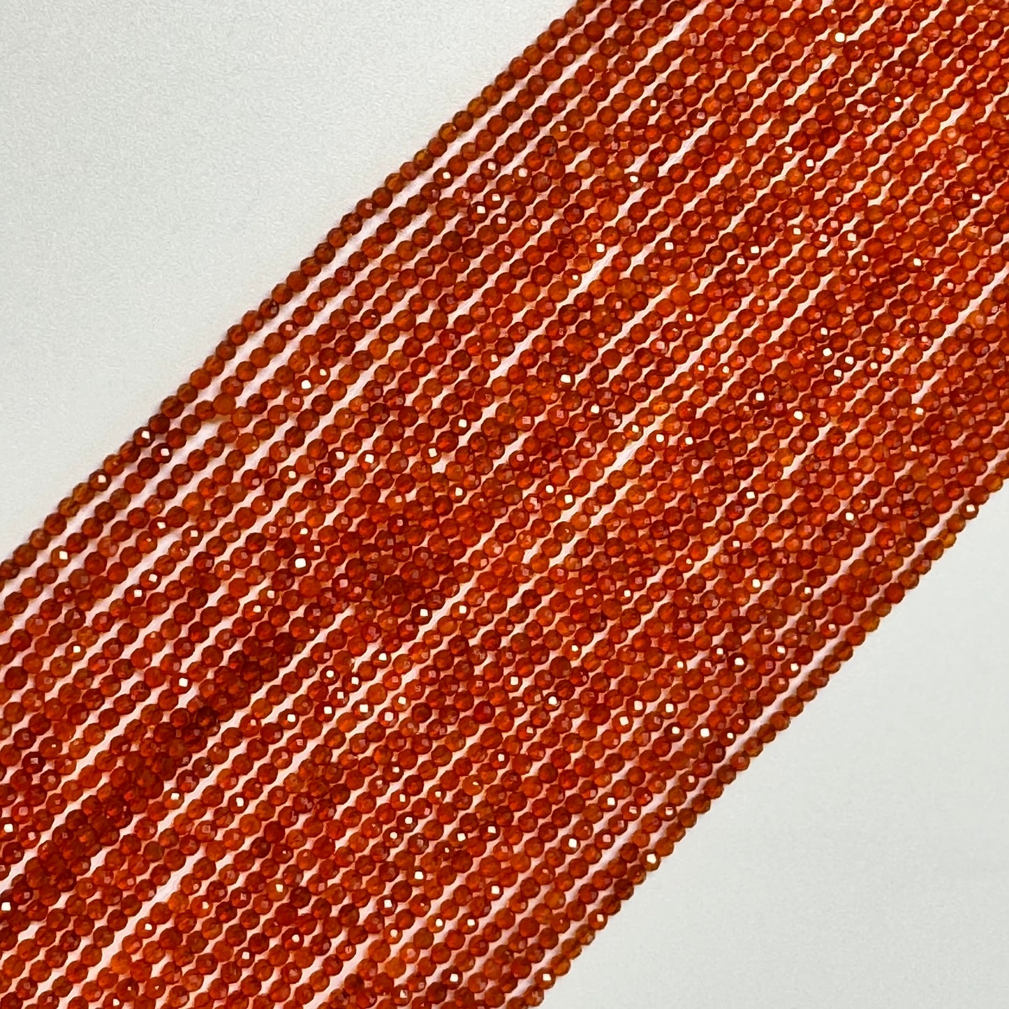 Carnelian Faceted Round Beads image 9