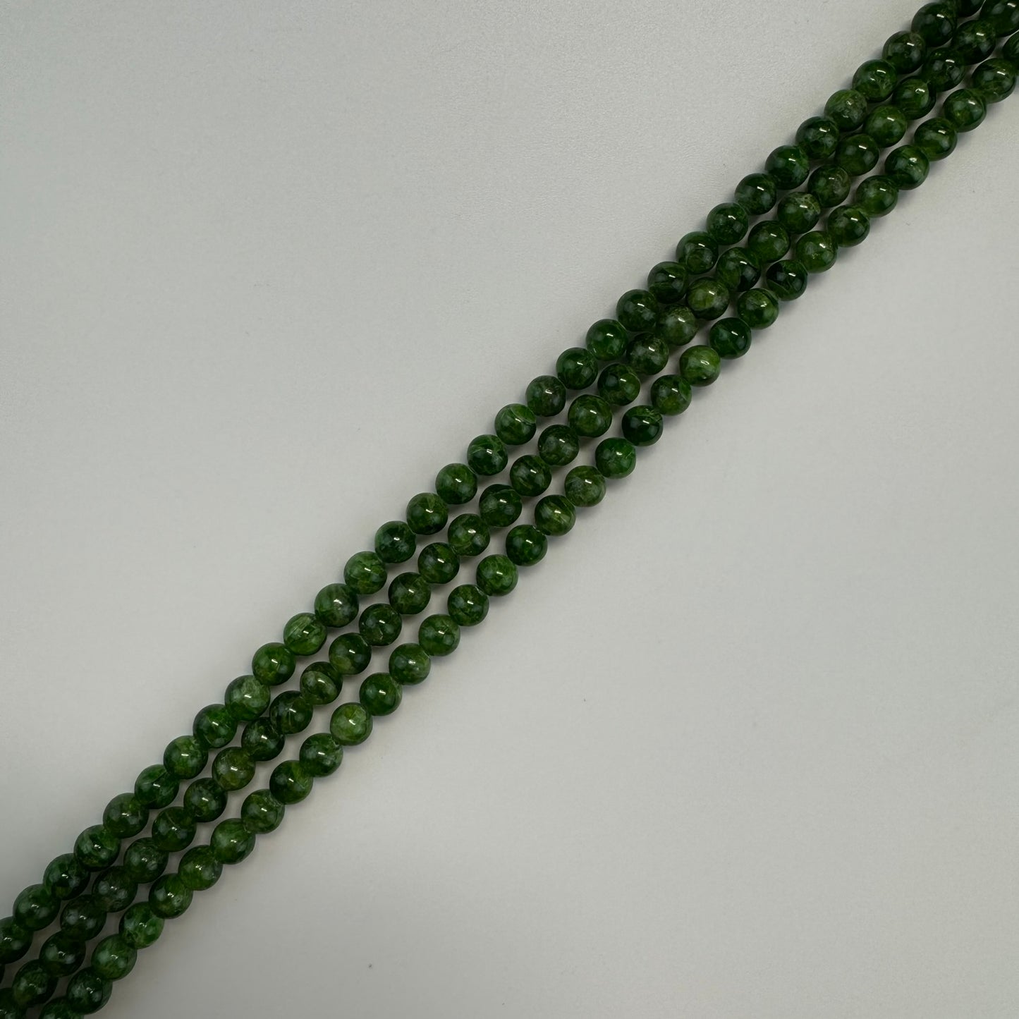 Diopside AAA Polished Round Beads image 13