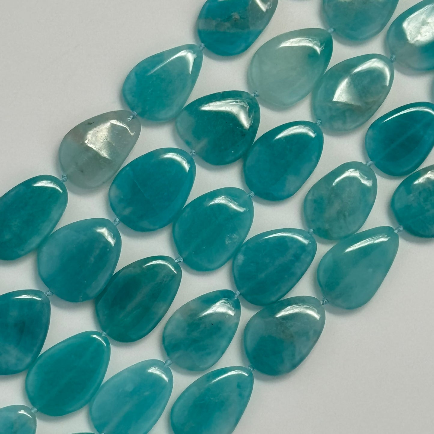 Amazonite Freeform Gemstone Beads - AA Quality image 5