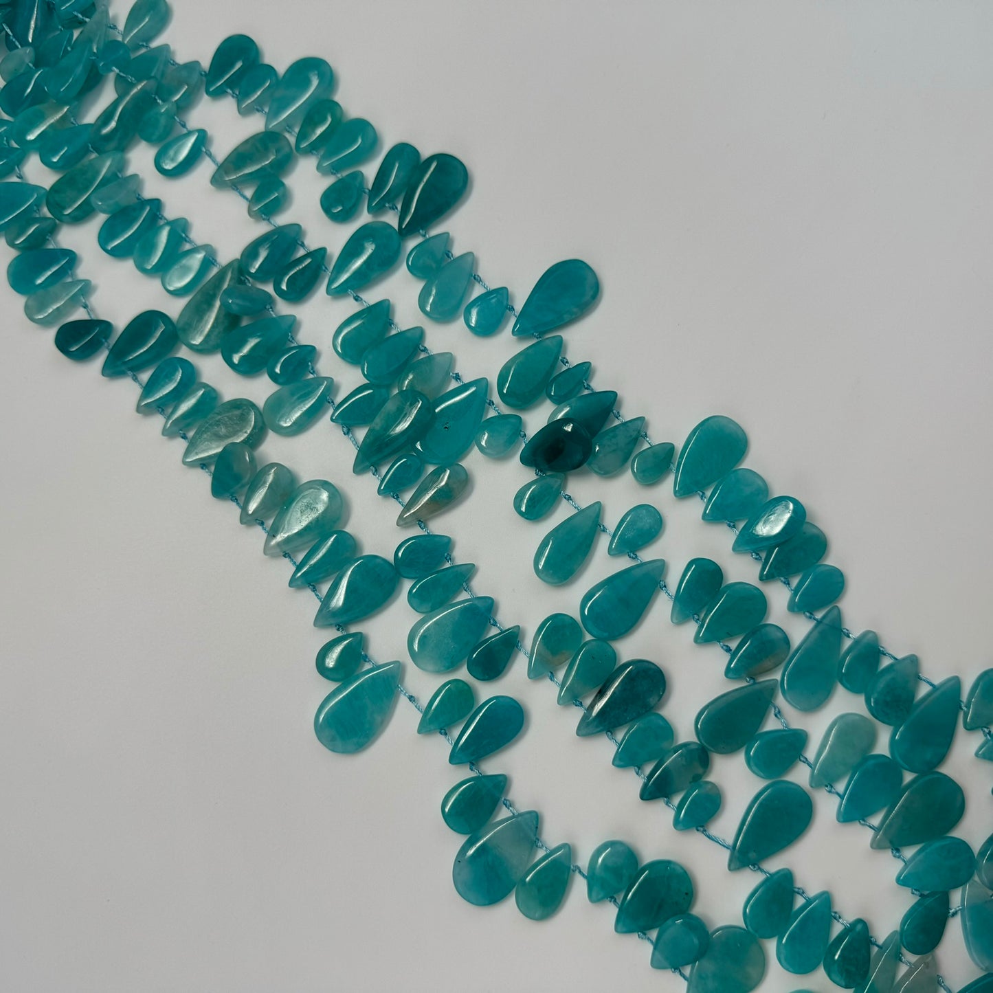 Amazonite Marquise Gemstone Beads - AA Quality (Mixed Size) image 6