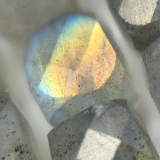 Faceted Labradorite Square Beads (AA Quality)