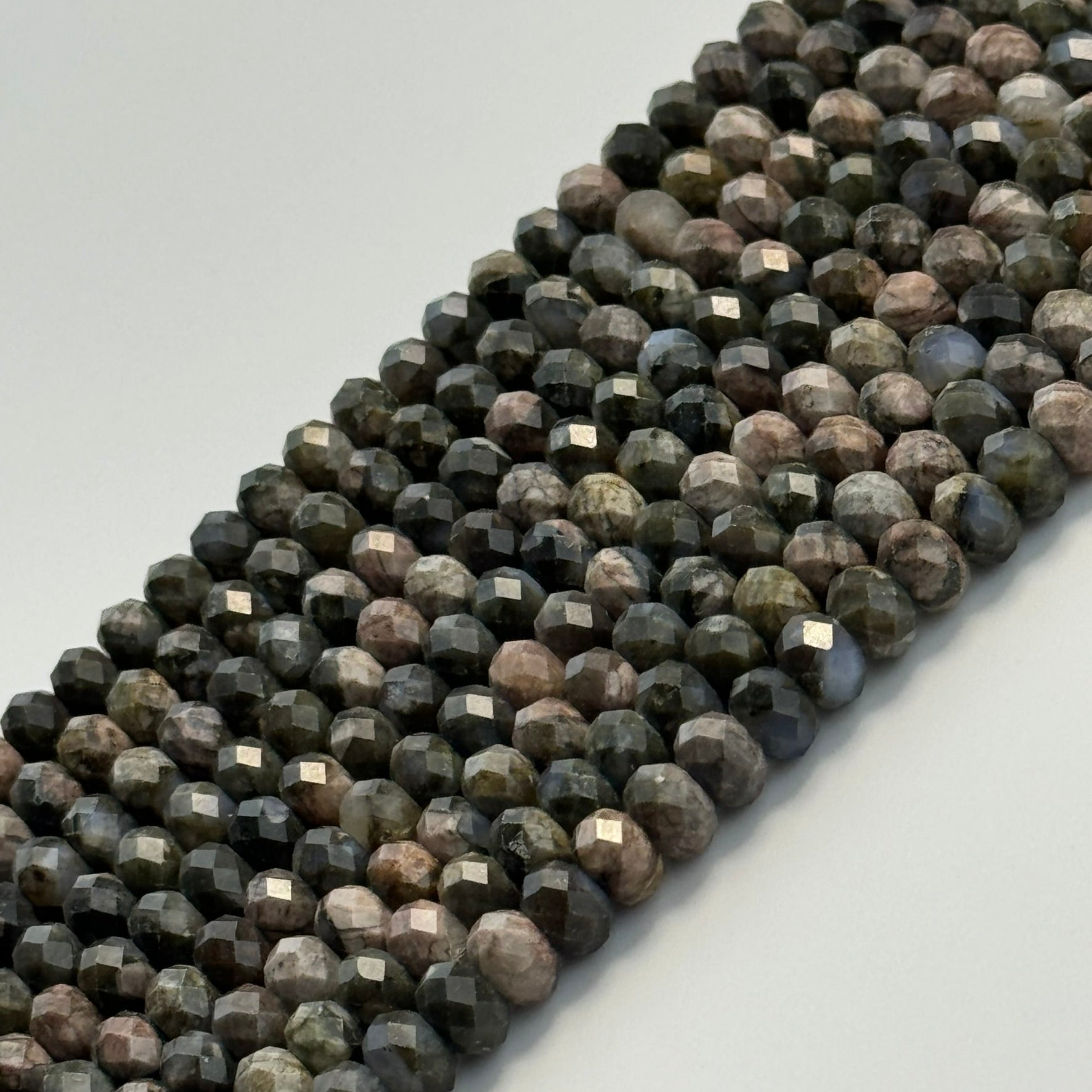 Lianite Faceted Rondelle Beads image 4