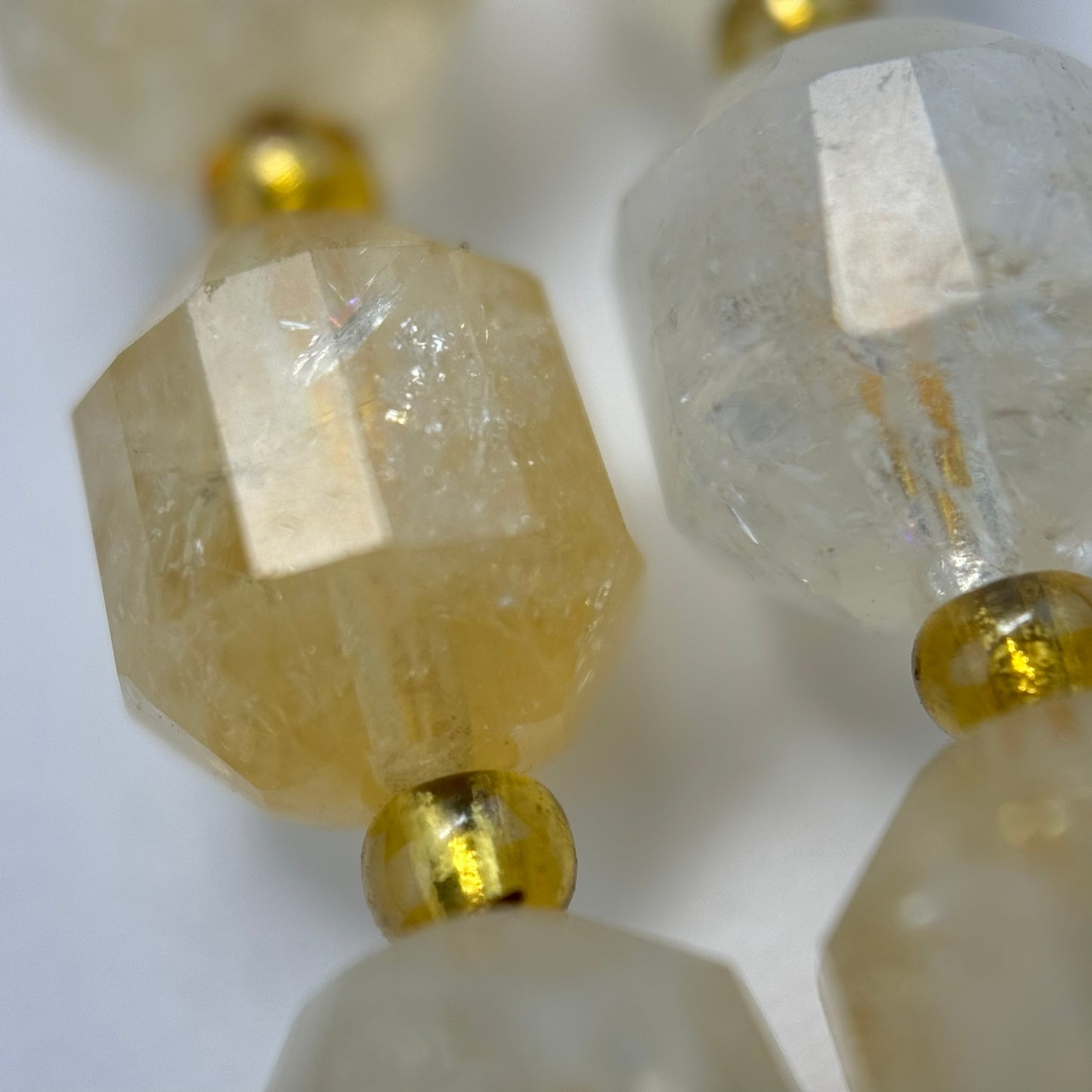 Citrine Dodecahedron Beads image 5