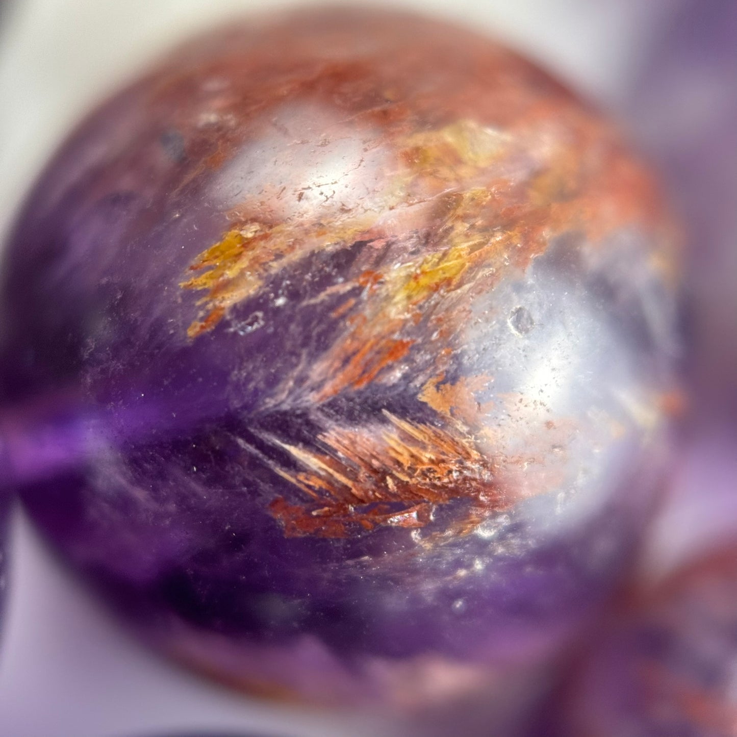 Garden Amethyst Polished Round Beads image 3