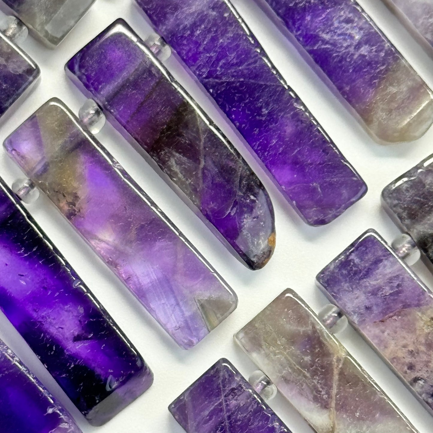 Amethyst Blade Polished Beads image 6