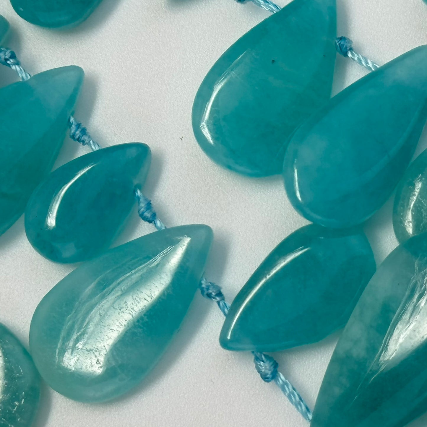 Amazonite Marquise Gemstone Beads - AA Quality (Mixed Size) image 8