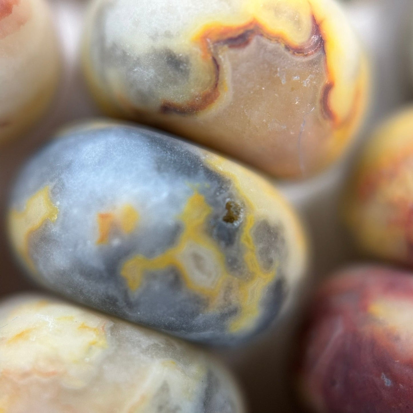 Ocean Jasper Frostedmm Rondelle Beads image 4