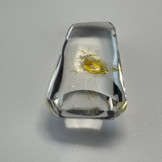 Cabochon Quartz with Citrine Inclusion