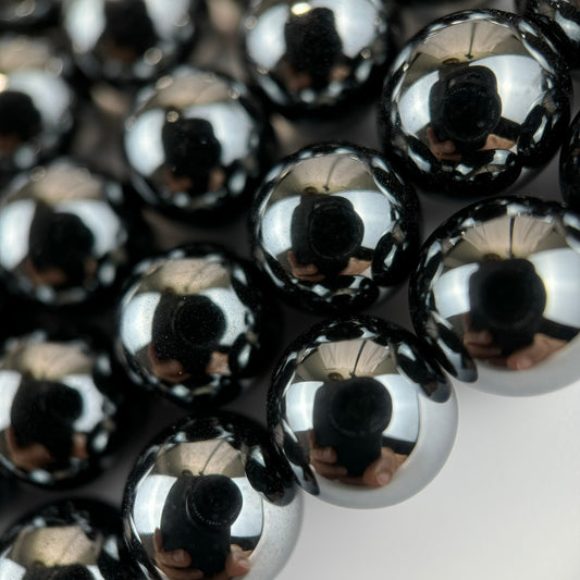 Hematite Polished Round Beads