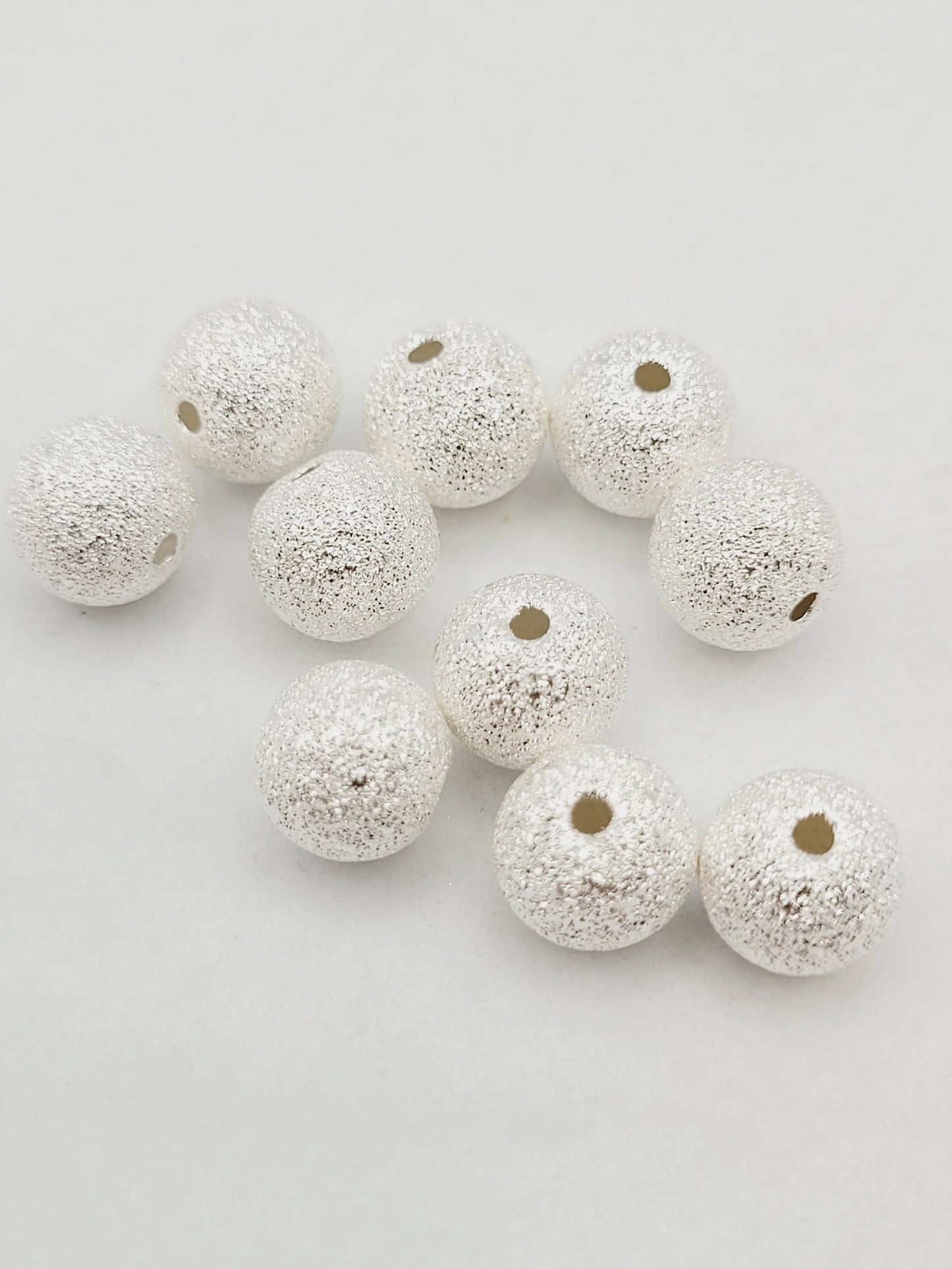 Sparkle “Disco†Beads | 925 Sterling Silver (10/pkg) image 0