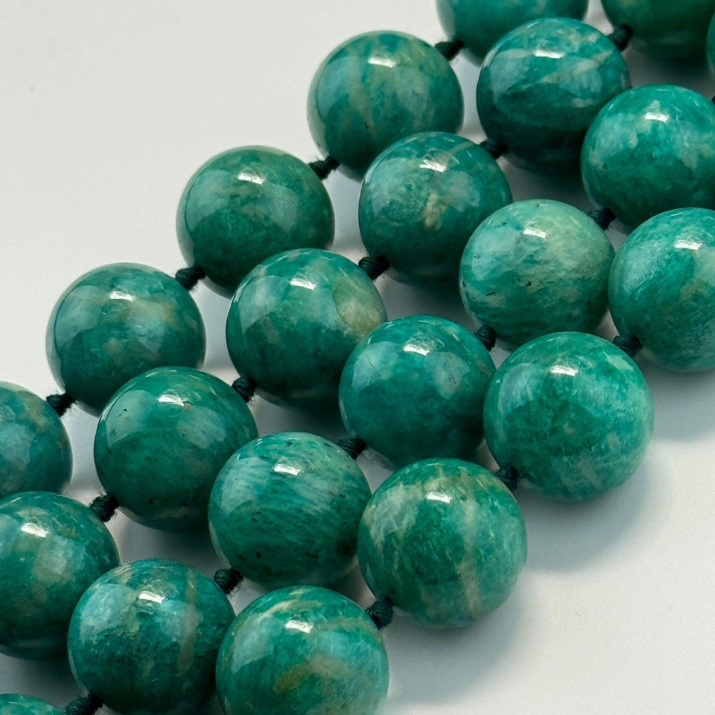 Brazilian Amazonite AAAA Polished Round Gemstone Beads image 7