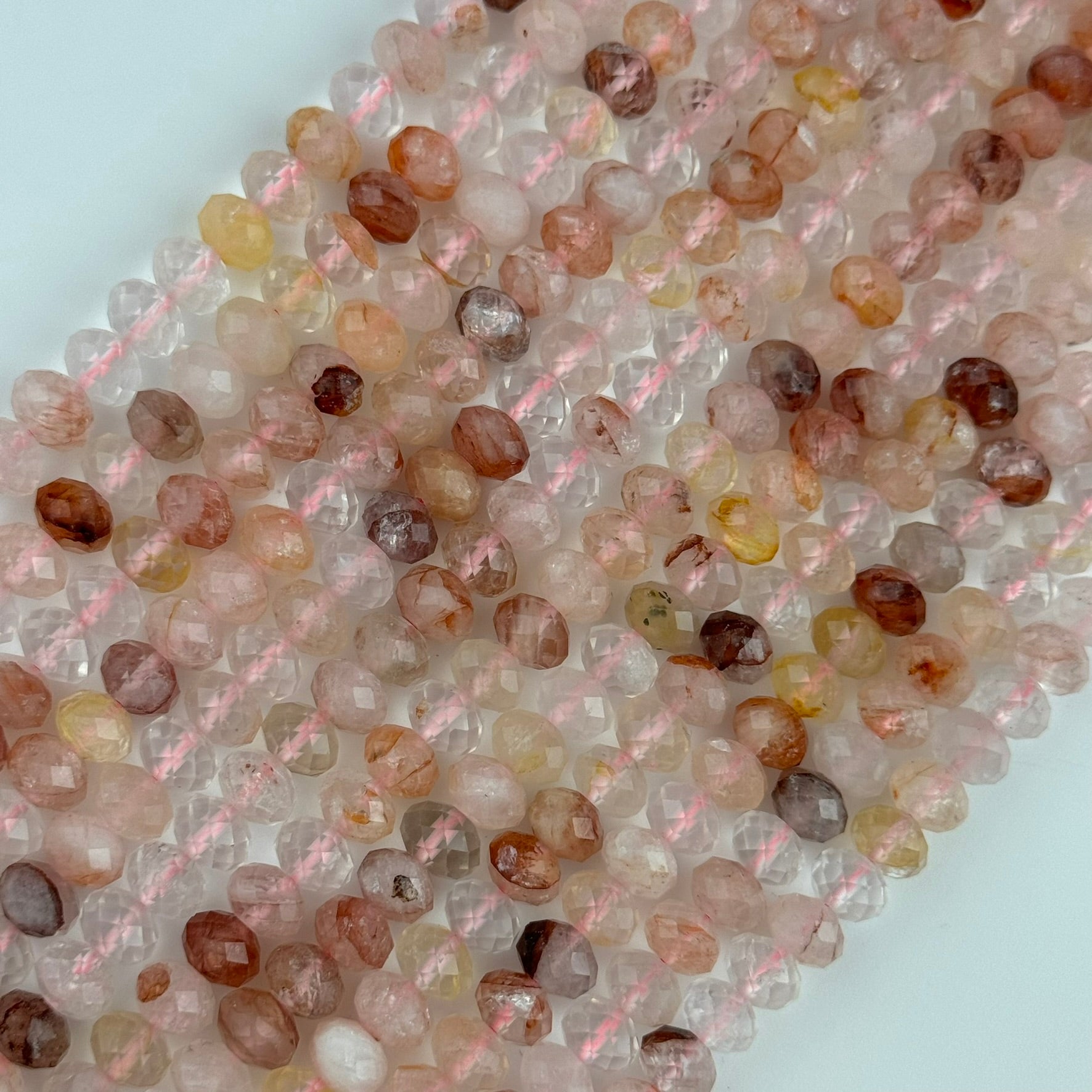 Hematoid Faceted Rondelle Beads image 4