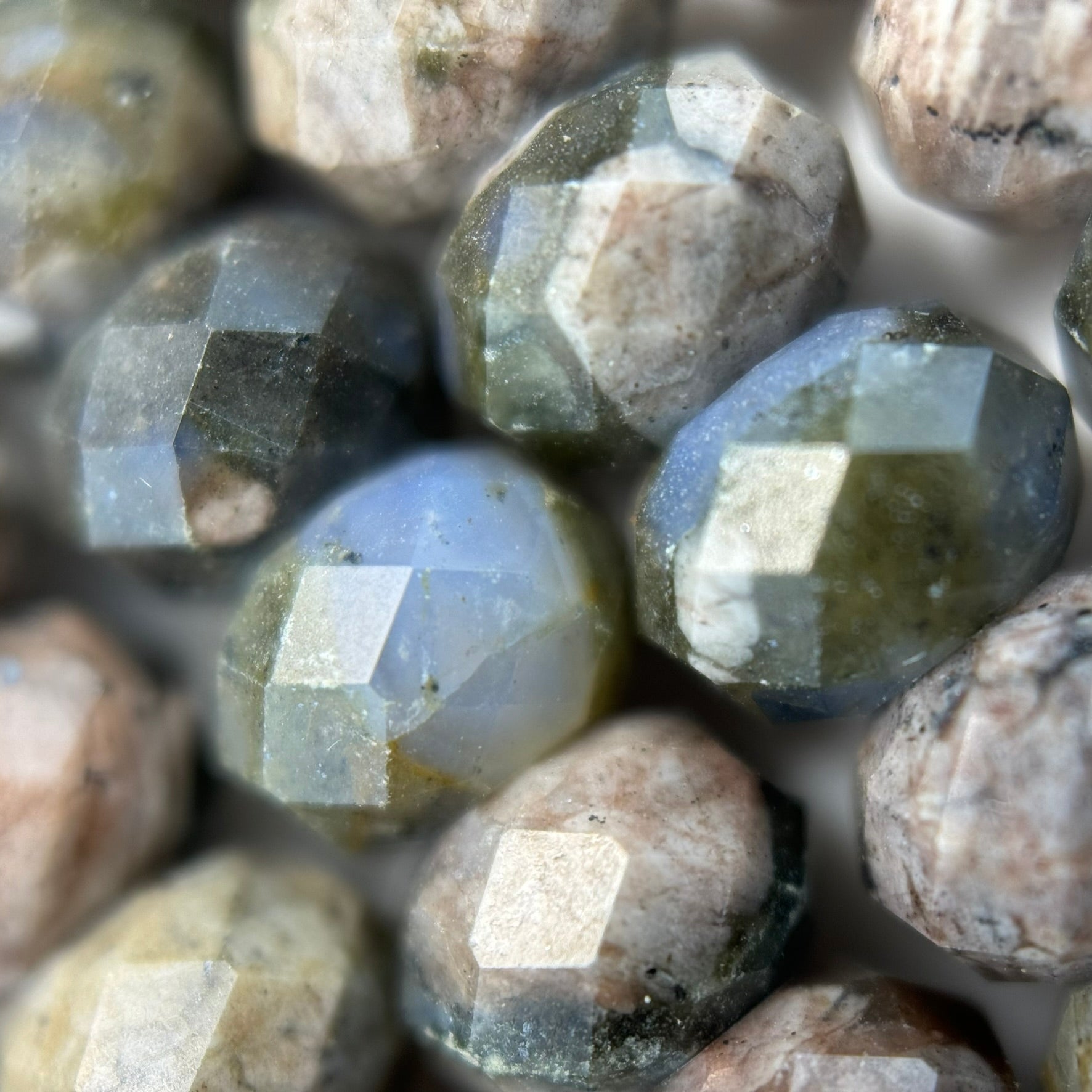 Lianite Faceted Rondelle Beads image 2