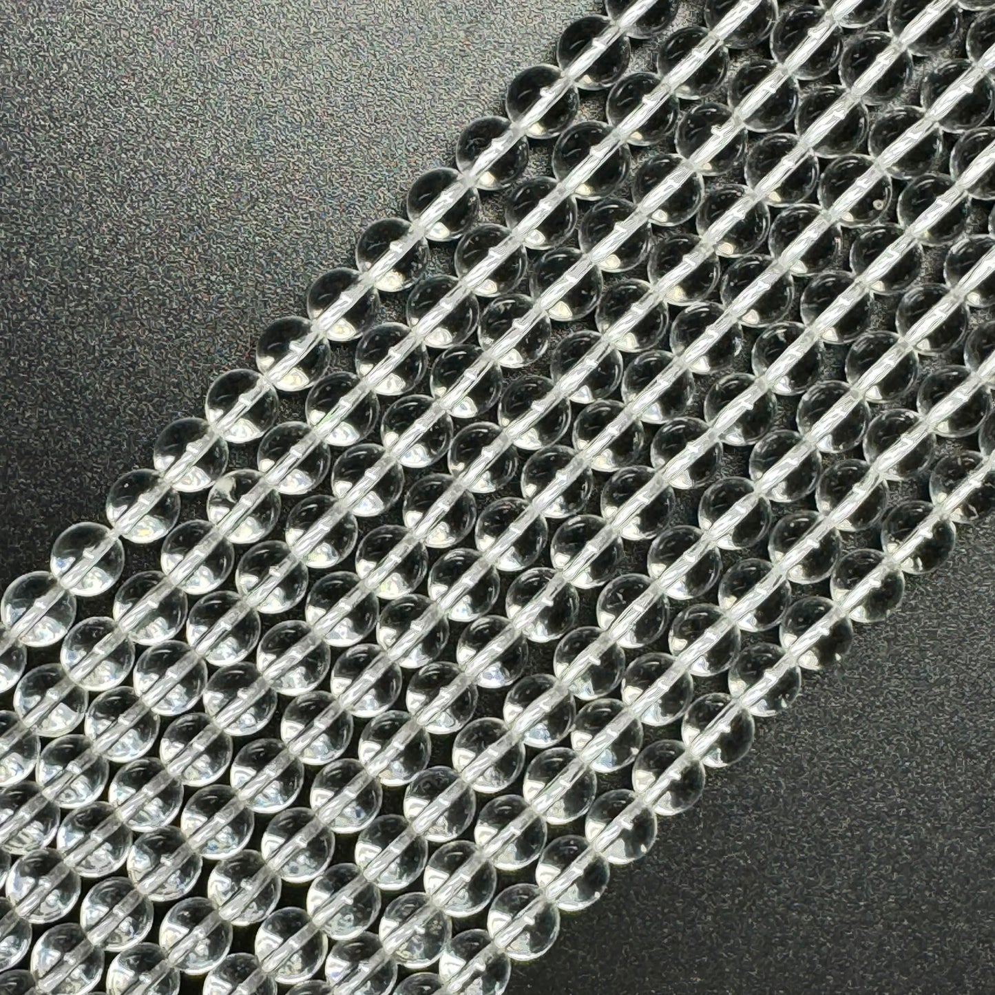 Clear Quartz Polished Round Beads image 5