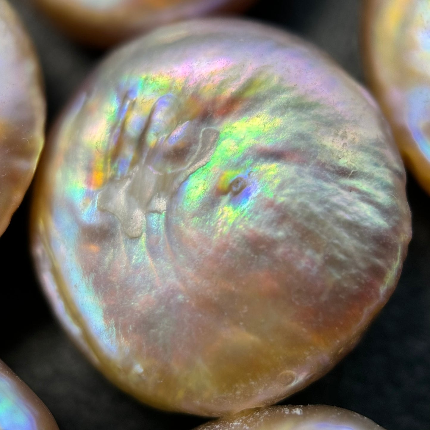 Pink Pearl Coin Shape - AA Quality image 5