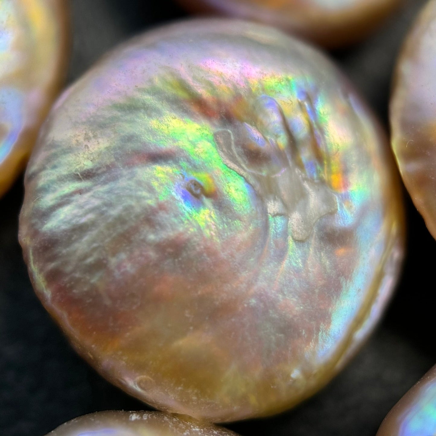 Pink Pearl Coin Shape - AA Quality image 5