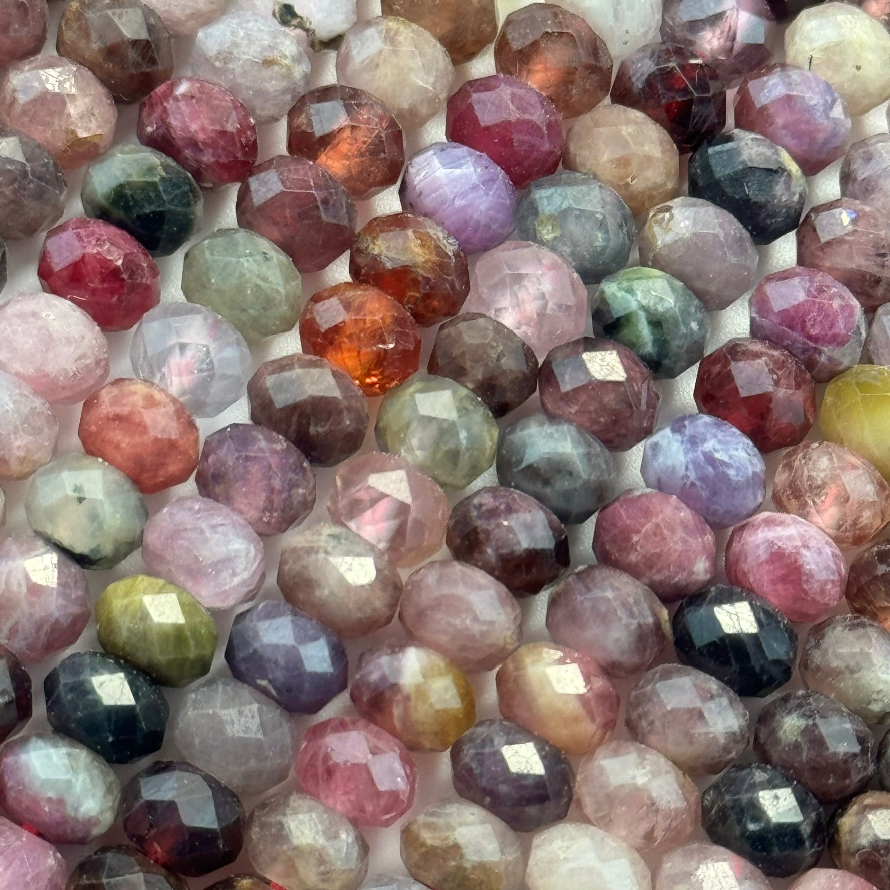 Spinel Faceted Rondelle Beads (AAA Quality) image 9