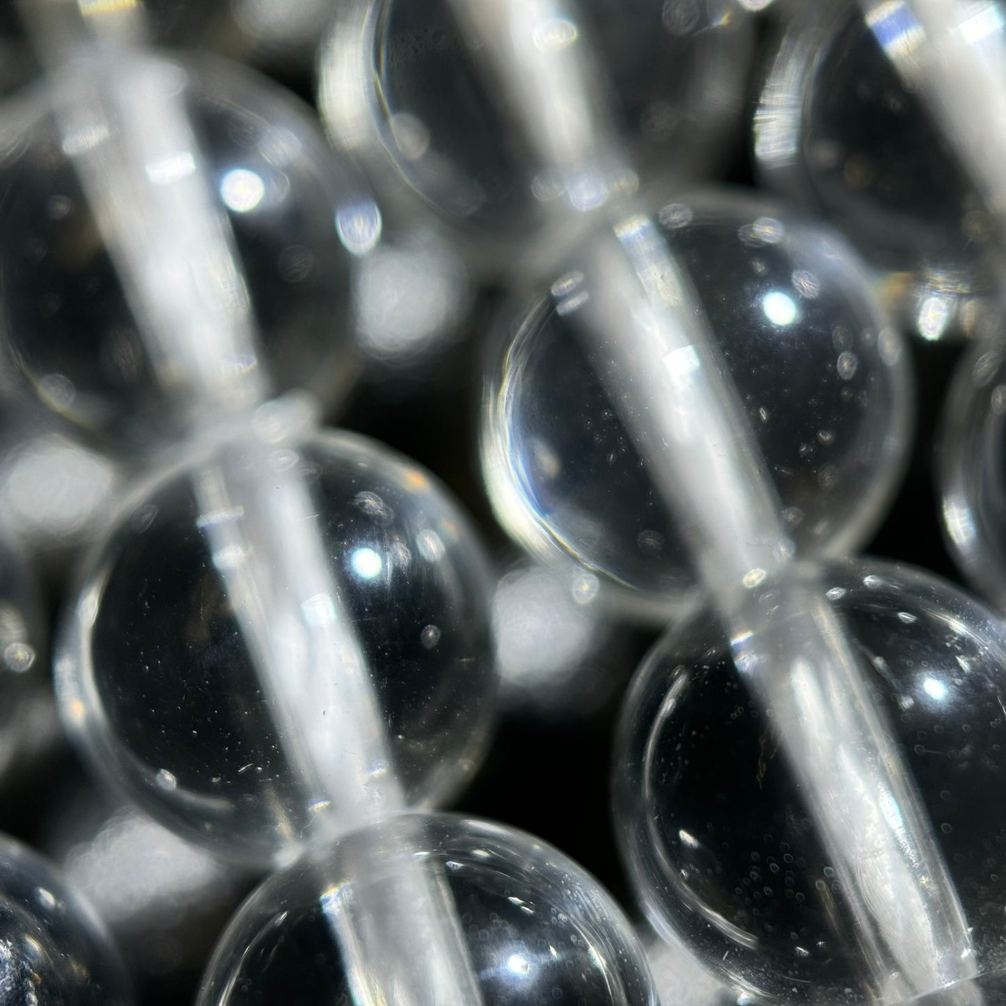 Clear Quartz Polished Round Beads image 6