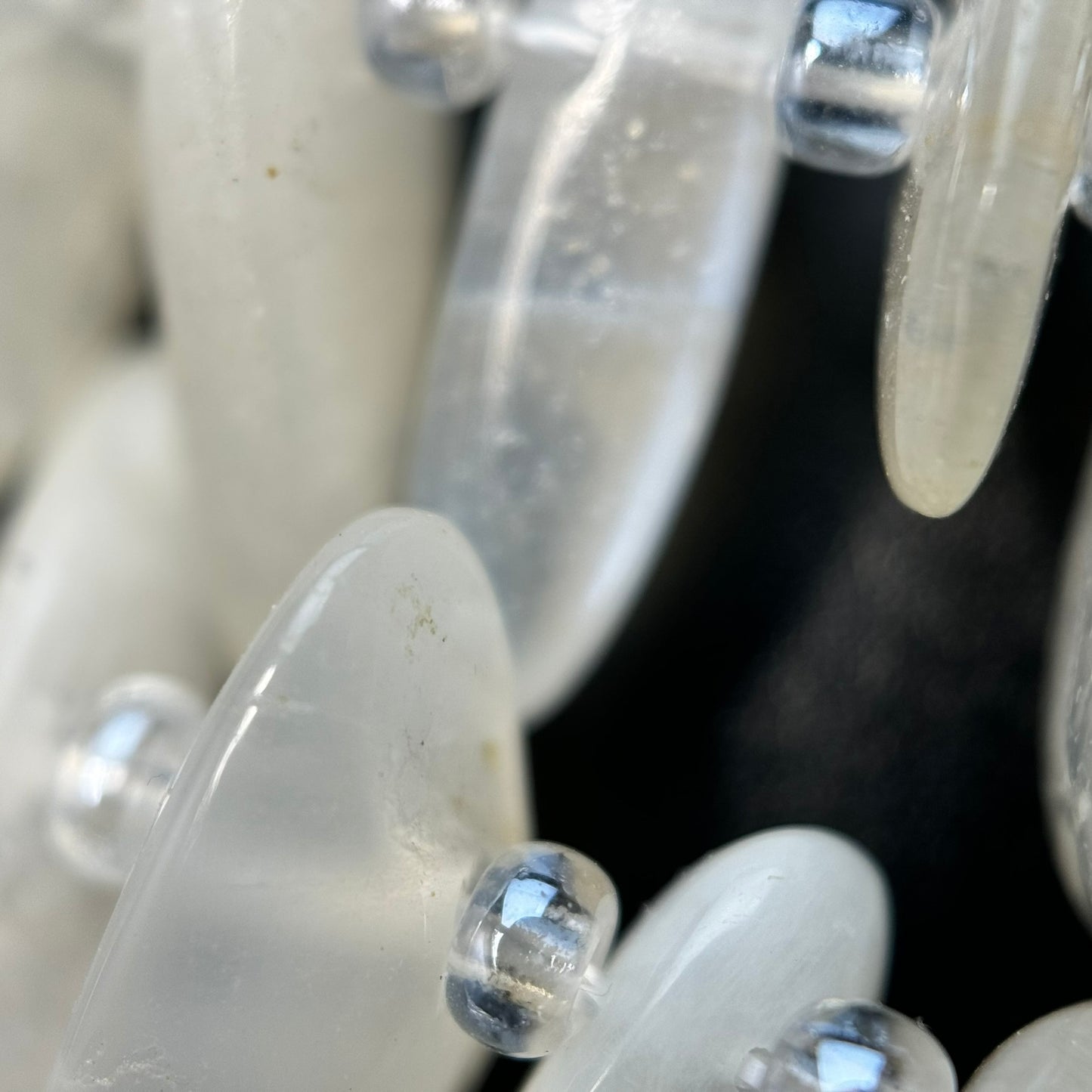 Rainbow Moonstone Polished Blade Beads image 6