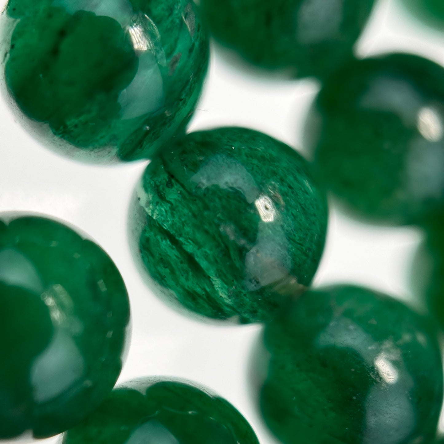 Fuchsite AAA Polished Round Beads image 1