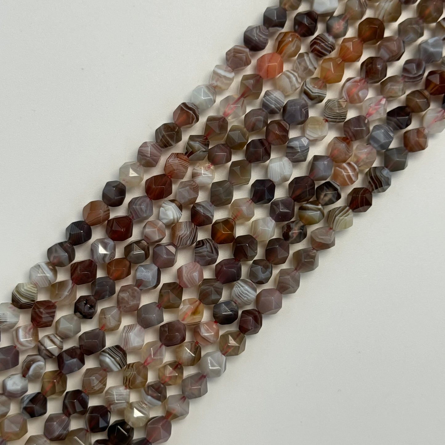 Botswana Agate Diamond Cut Beads image 4