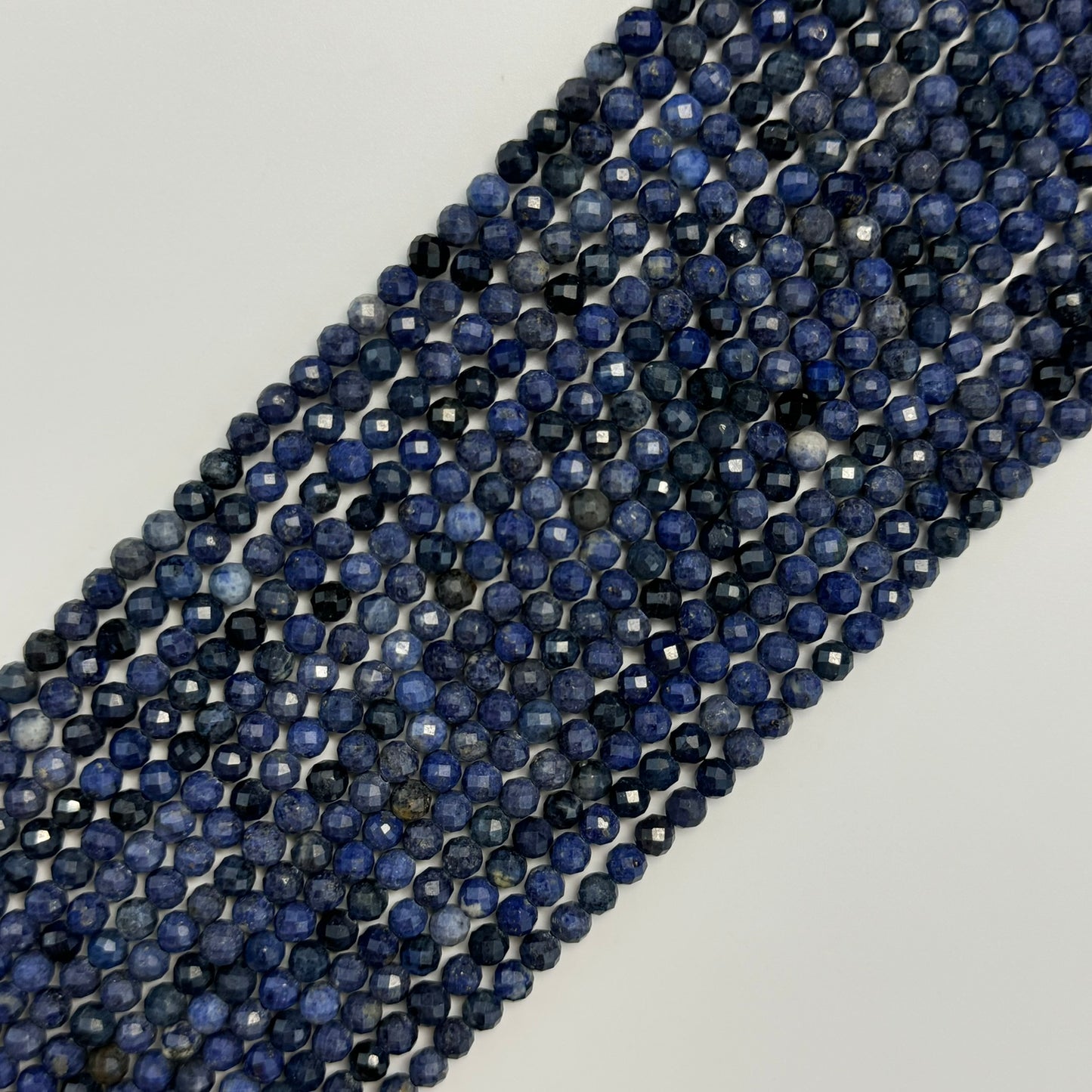 Sodalite Faceted Round Beads image 5