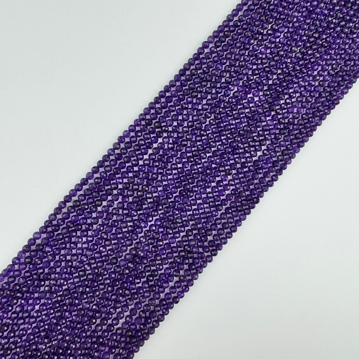Amethyst Faceted Round Beads image 7