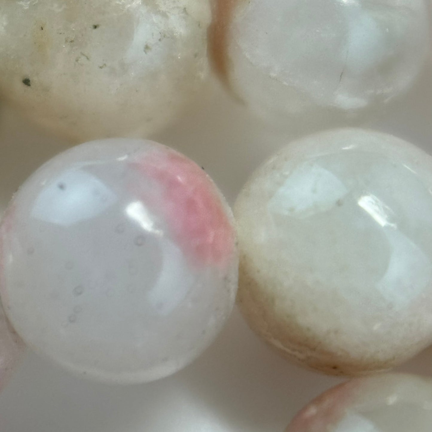 Sakura Rhodonite Polished Round Beads - Color B image 5