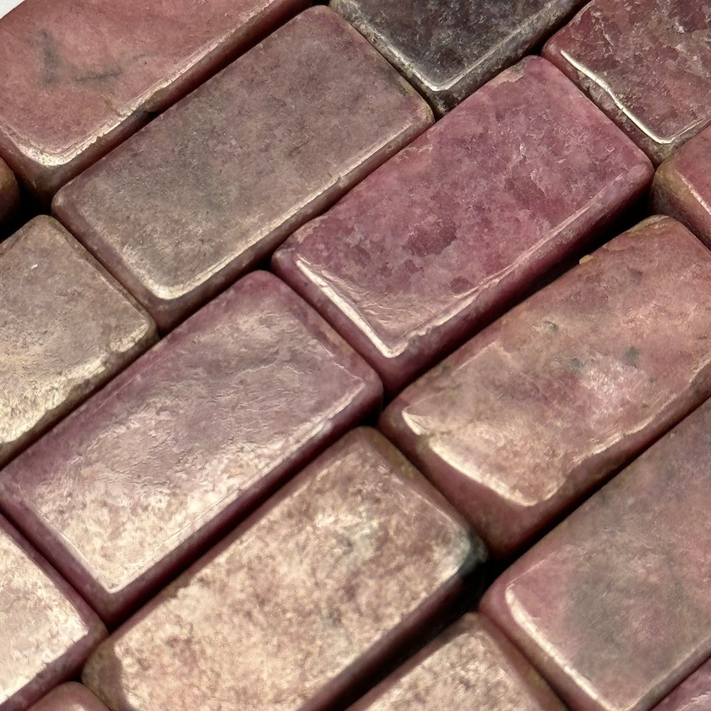 Rhodonite Rectangular Beads image 2