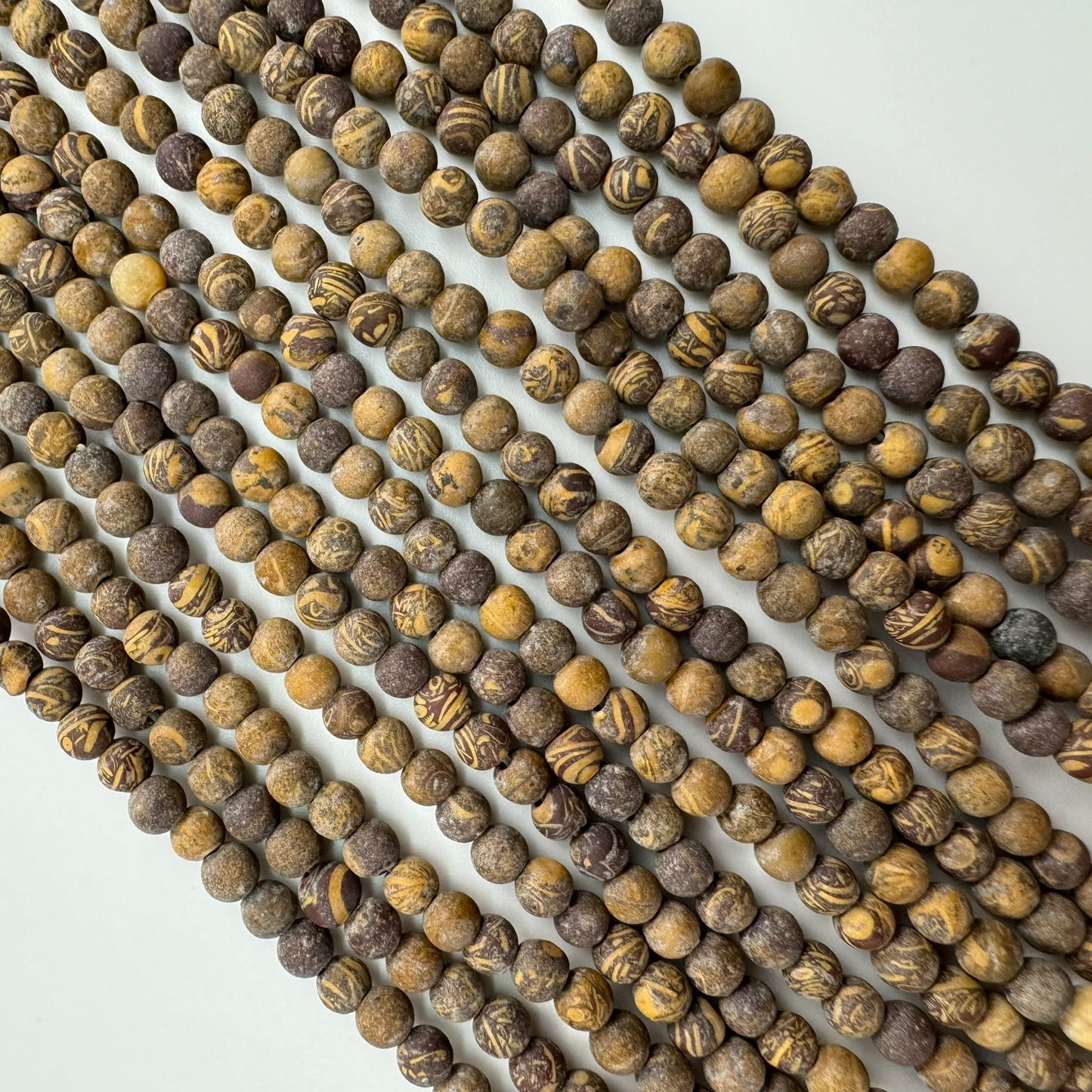 Calligraphy Stone Frosted Round B image 5