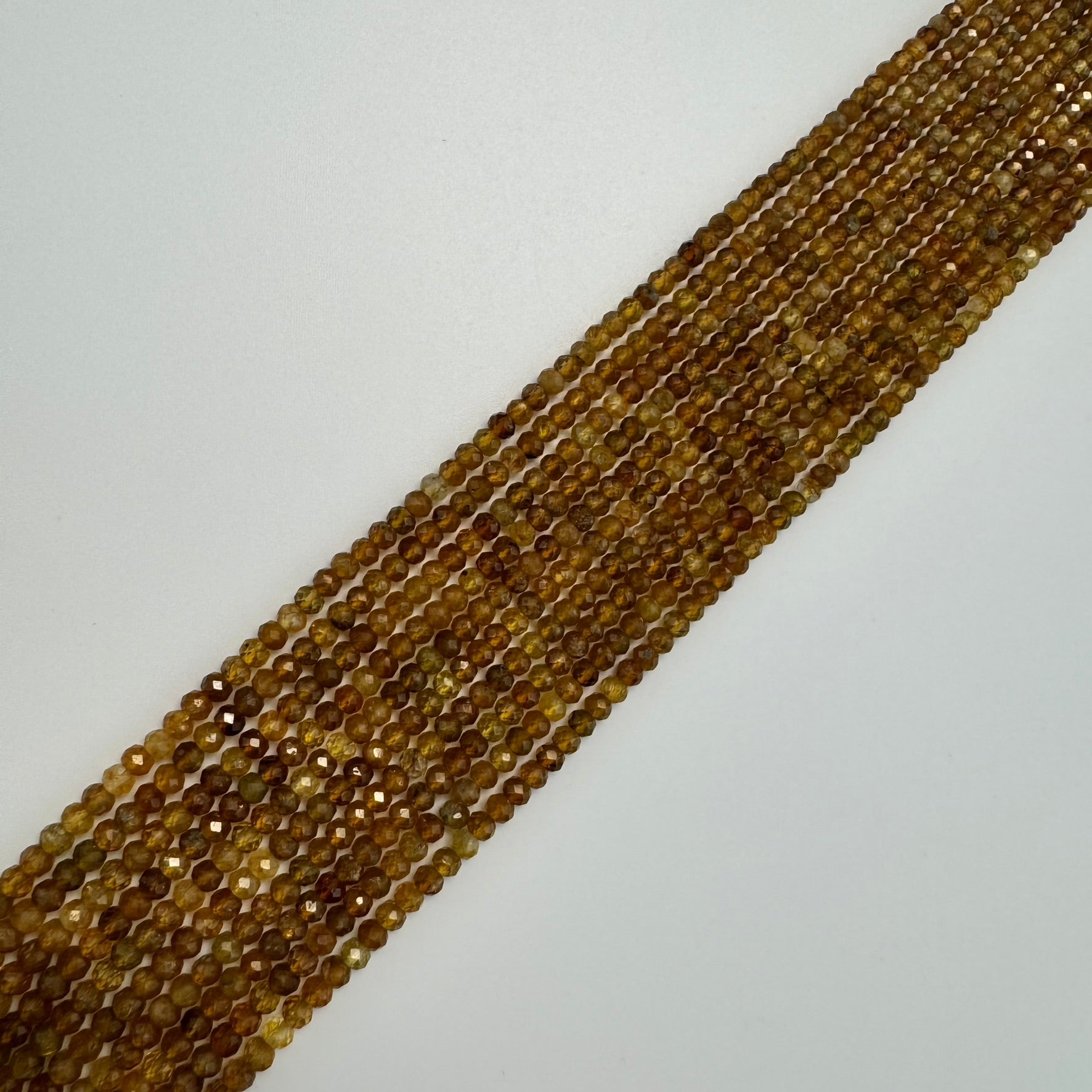 Faceted Tourmaline Rondelle Beads (4x3mm) image 5