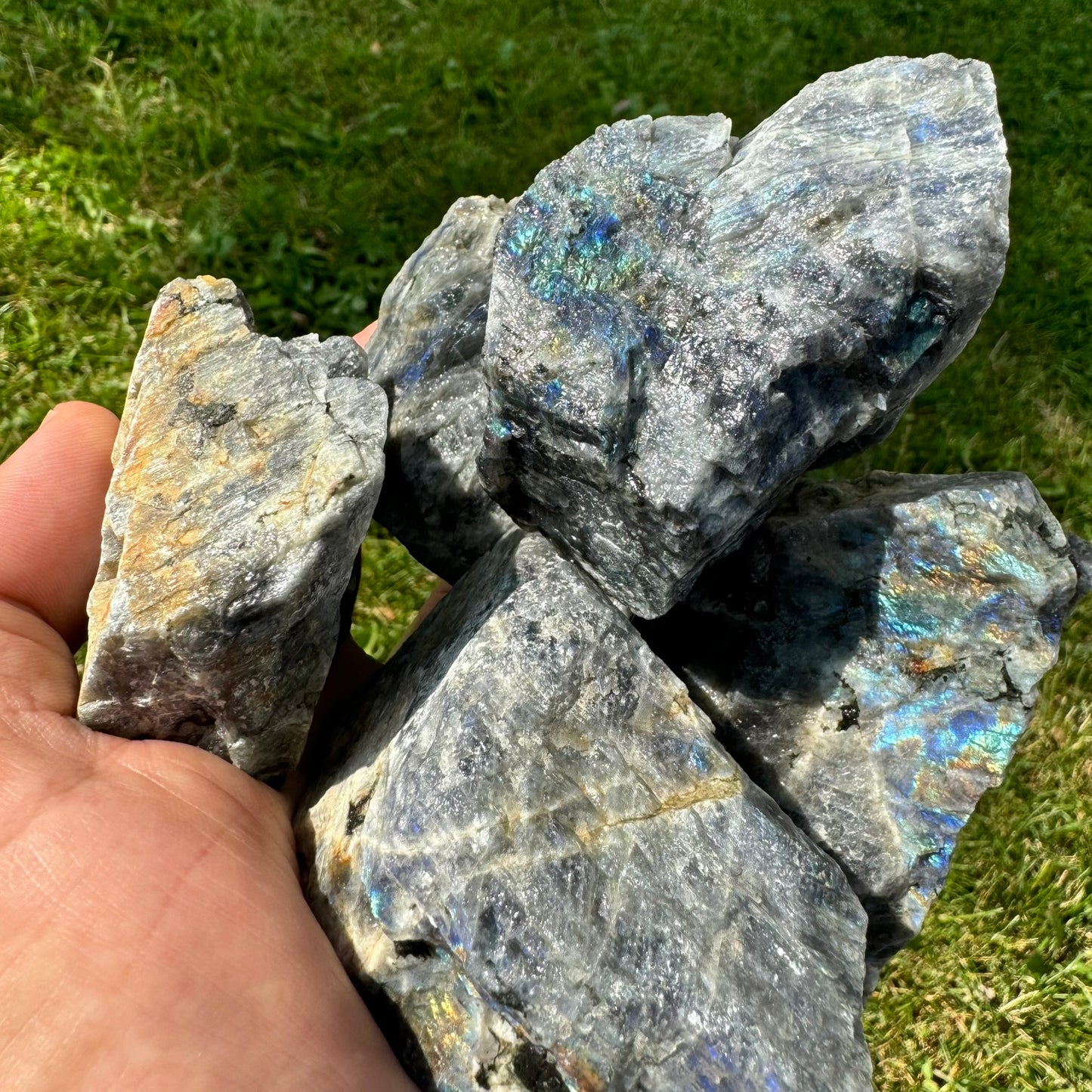 Rough Labradorite Stones AAA (Sold by Kilogram) image 3