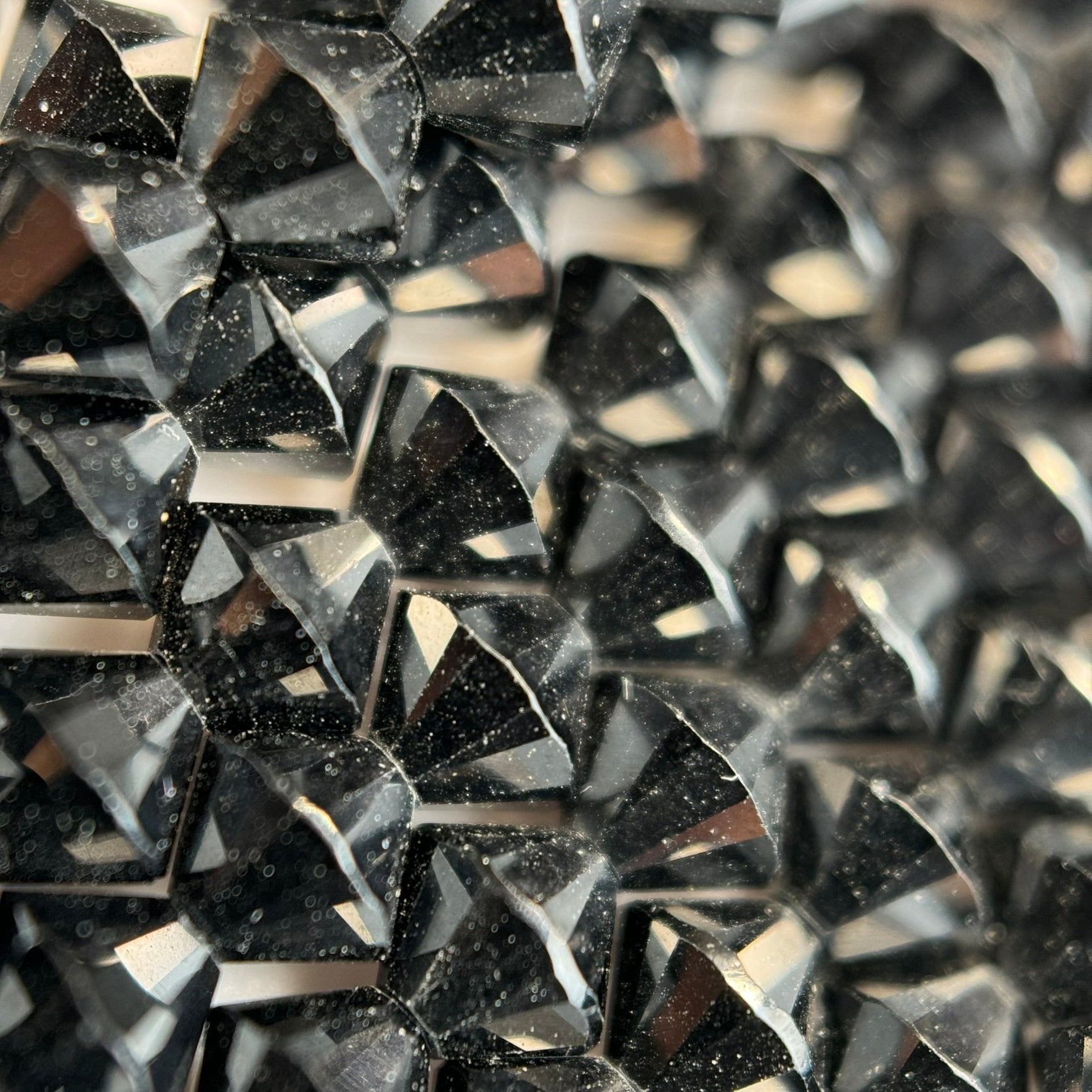 Black Spinel Space Ship Beads image 5