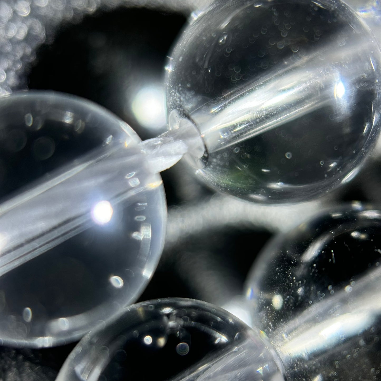 Clear Quartz Polished Round Beads image 3