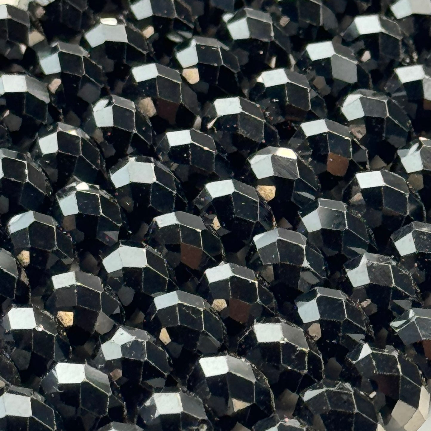 Black Spinel Faceted Rondelle Beads image 3