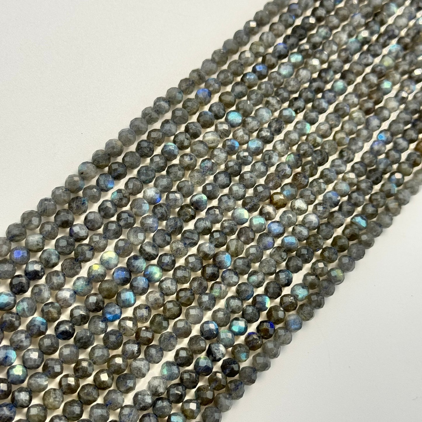 Labradorite Faceted Round Beads image 2
