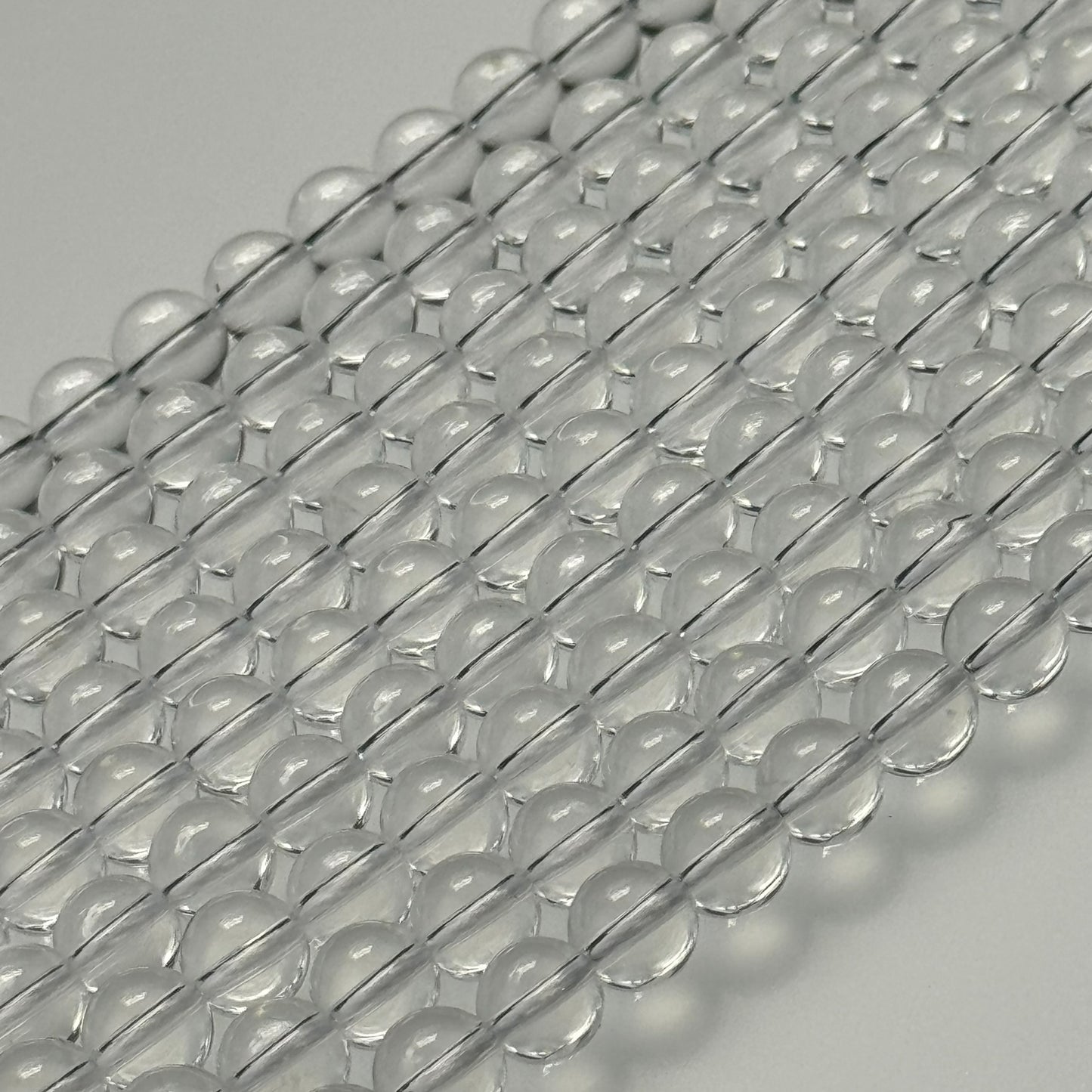 Clear Quartz Polished Round Beads image 7