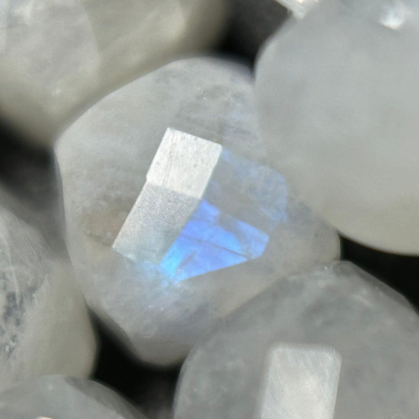 Rainbow Moonstone Square Beads image 3