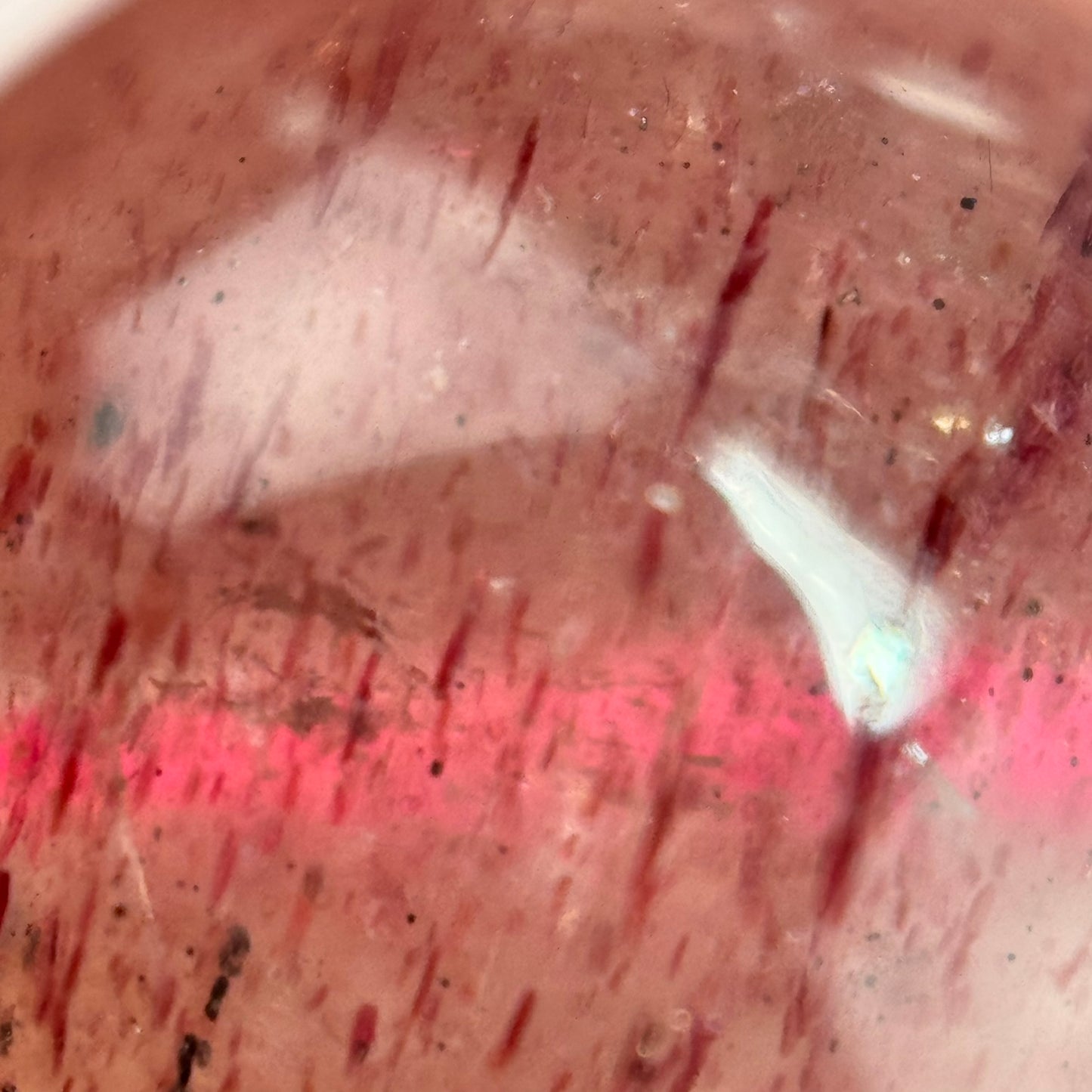 Strawberry Quartz Polished Round Beads image 5