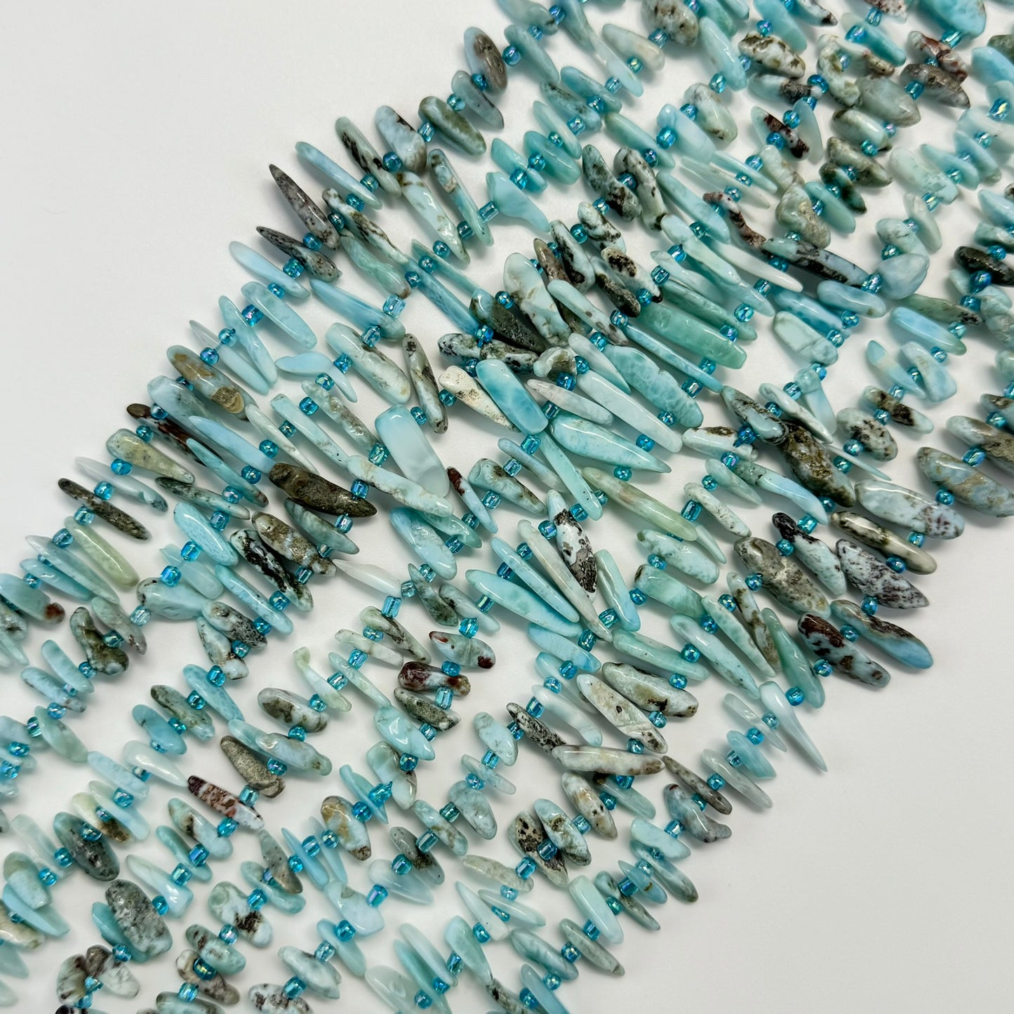 Larimar Blade Polished Beads image 6