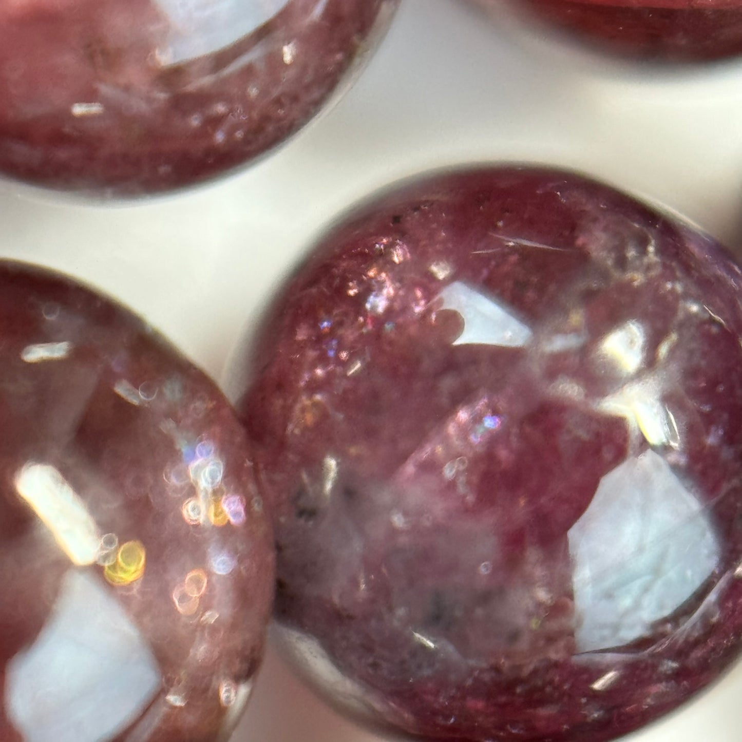 Rhodolite Grape Garnet Polished Round Beads image 8