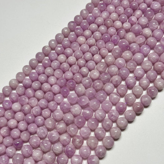 Kunzite Beads - Polished Round Beads