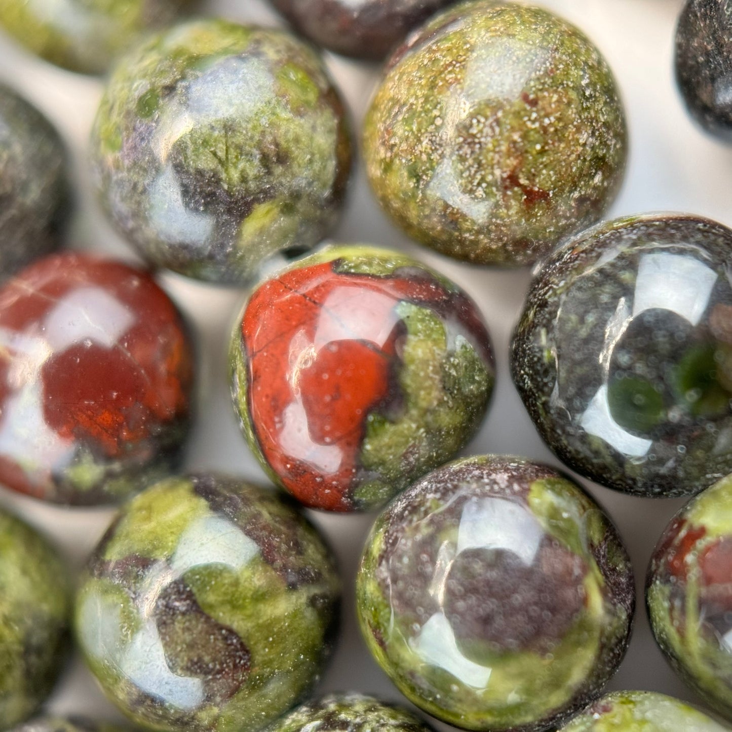Dragon's Bloodstone Polished Round Beads image 5