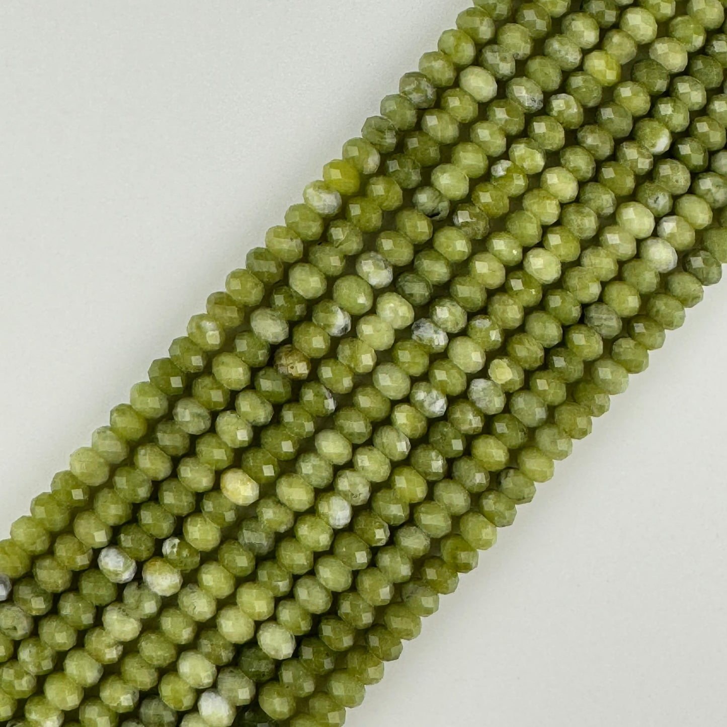 Serpentine Faceted Rondelle Beads (6x4mm) image 3