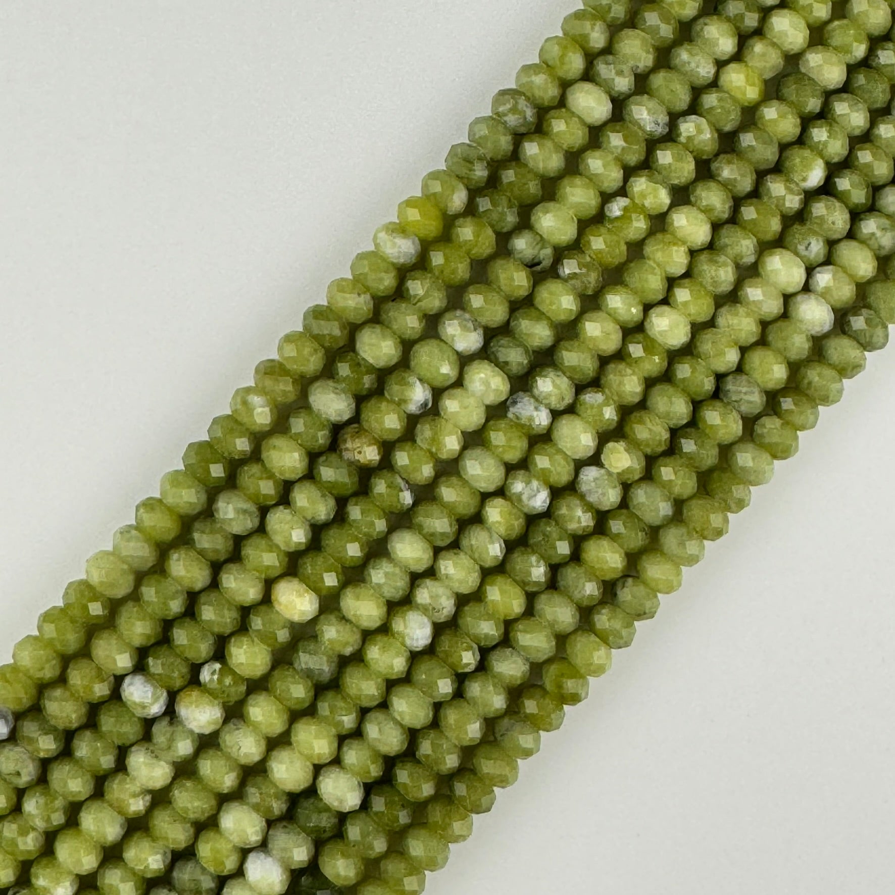 Serpentine Faceted Rondelle Beads (6x4mm) image 3