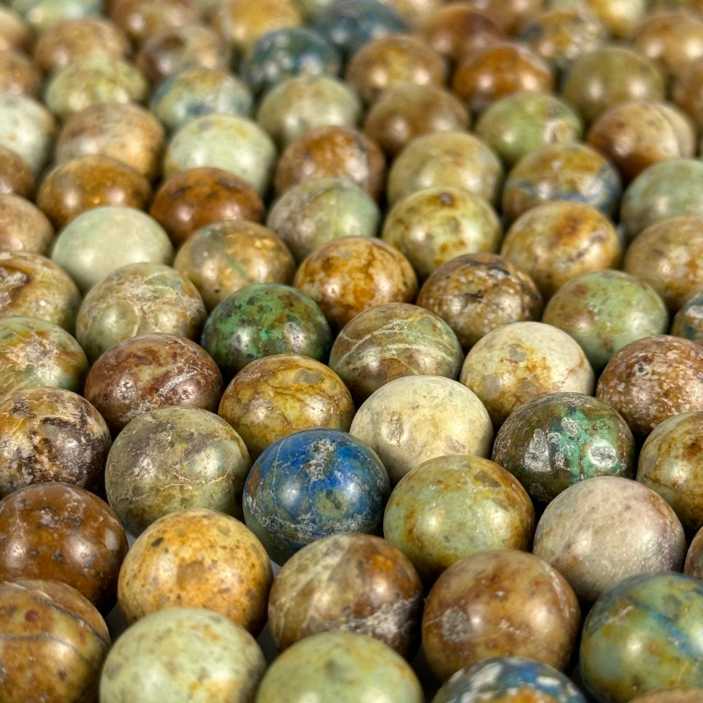 Azurite Polished Round Beads image 8
