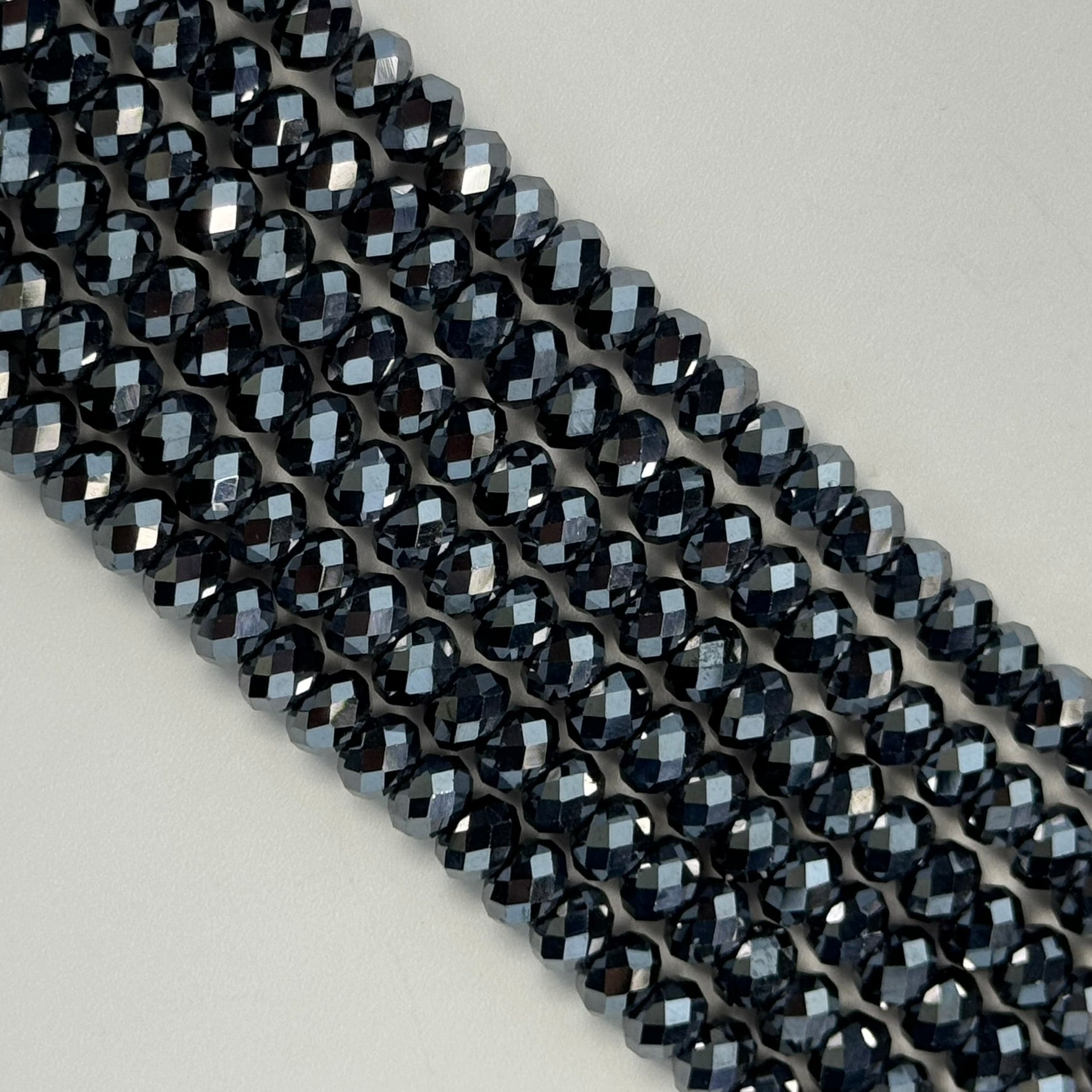 Terahertz Faceted Rondelle Beads image 4
