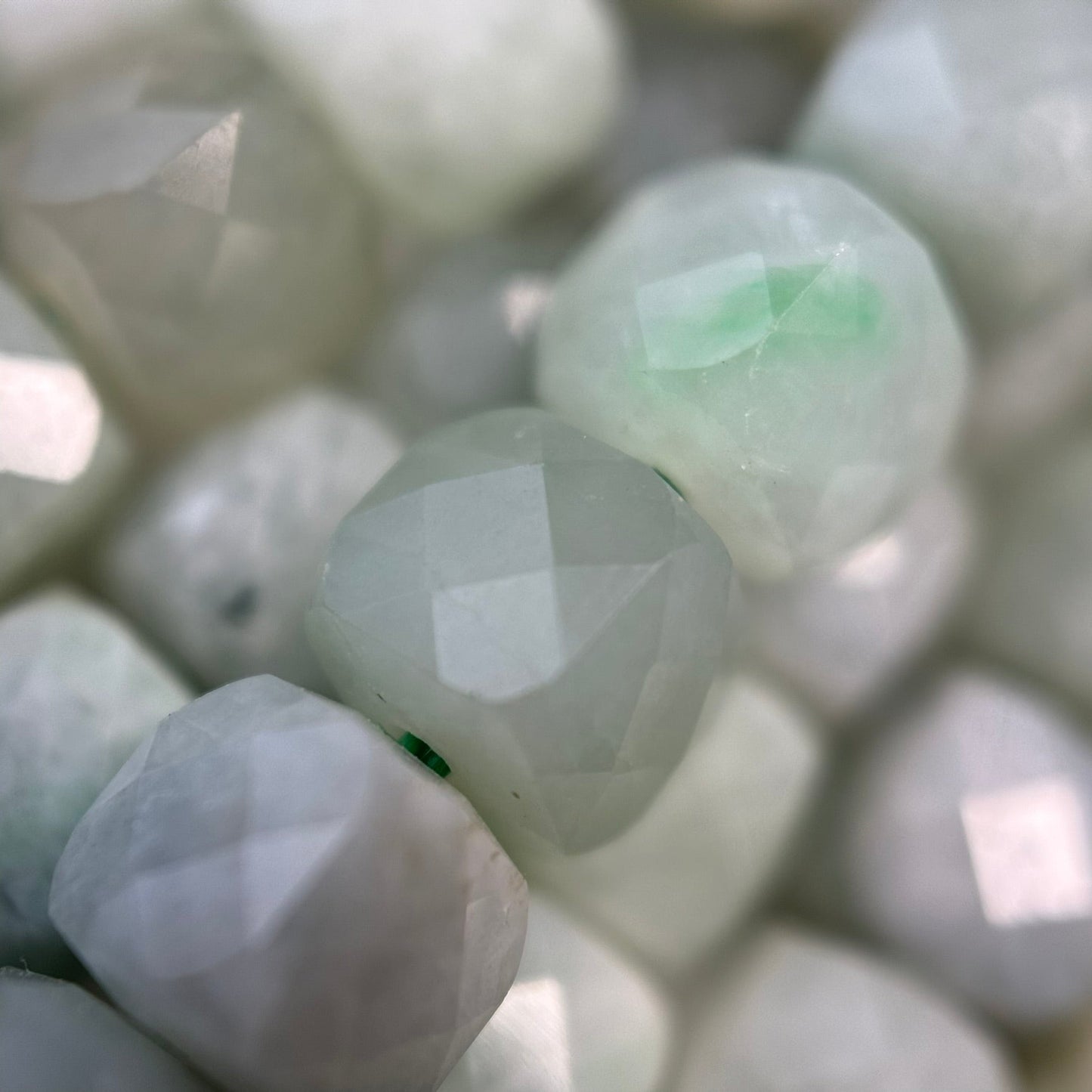 Burmese Jade Square Beads image 4